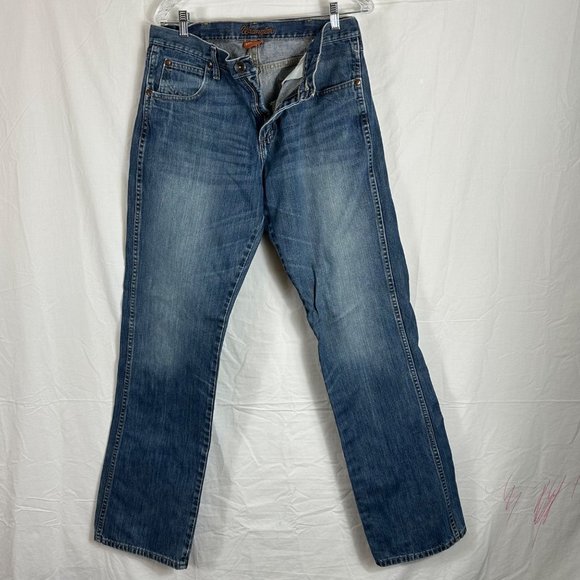 Wrangler Other - Wrangler Bootcut Blue Jeans Size 33X 38